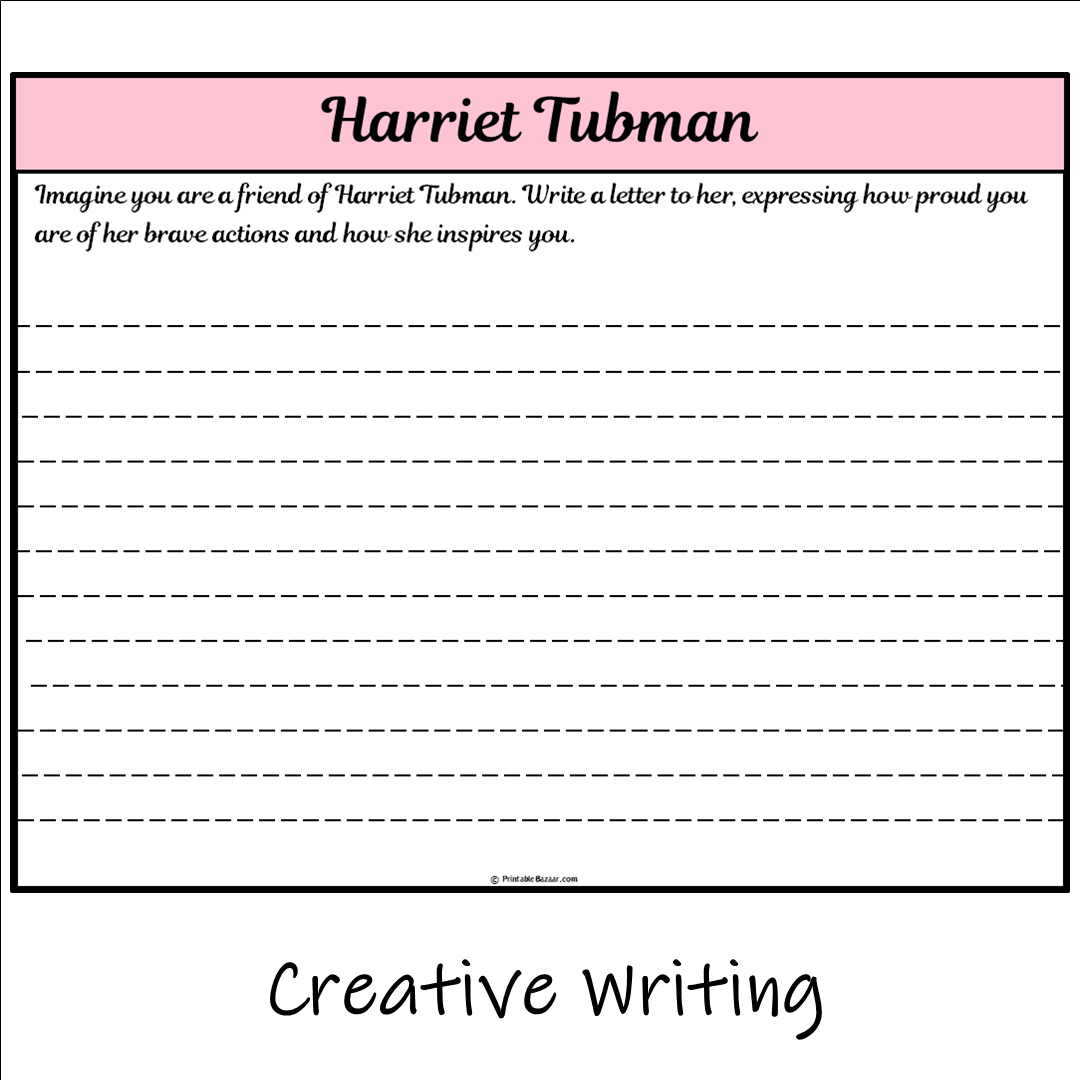 Harriet Tubman | Main Idea and Supporting Details Reading Passage and Questions