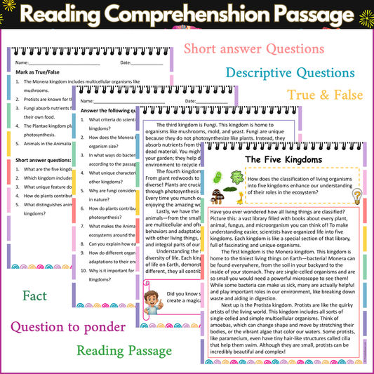 The Five Kingdoms | Reading Comprehension Passage and Questions