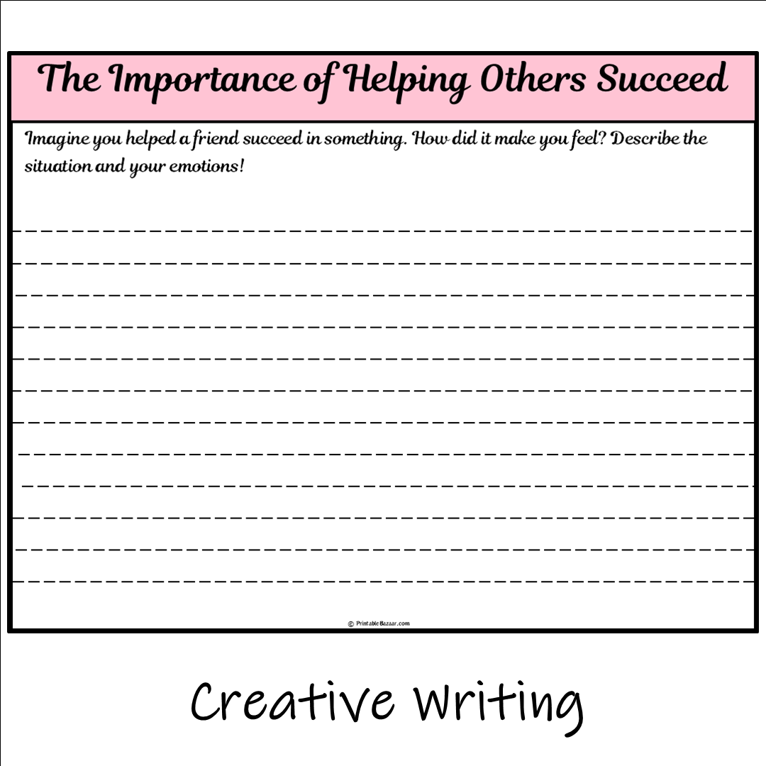 The Importance of Helping Others Succeed | Main Idea and Supporting Details Reading Passage and Questions