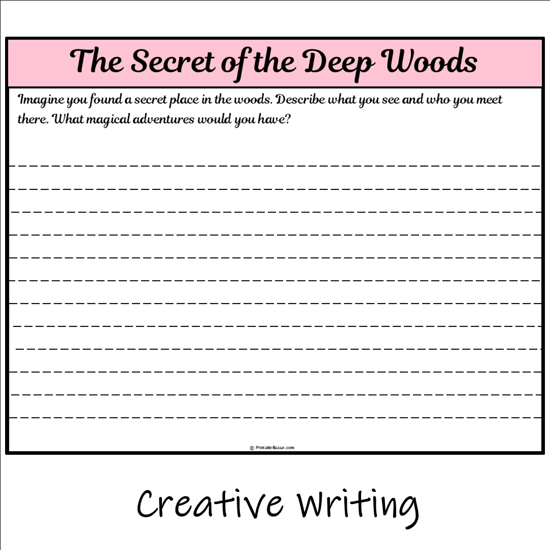 The Secret of the Deep Woods | Main Idea and Supporting Details Reading Passage and Questions