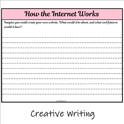 How the Internet Works | Main Idea and Supporting Details Reading Passage and Questions