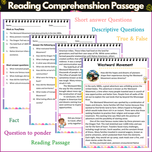 Westward Movement | Reading Comprehension Passage and Questions