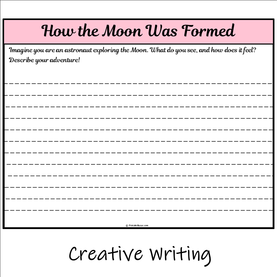 How the Moon Was Formed | Main Idea and Supporting Details Reading Passage and Questions