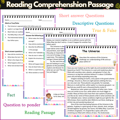 The Universe | Reading Comprehension Passage and Questions