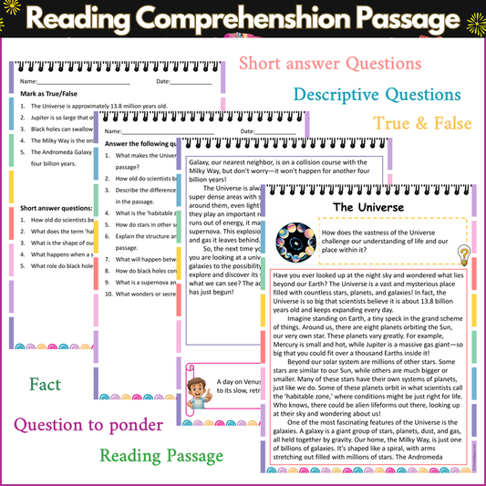 The Universe | Reading Comprehension Passage and Questions