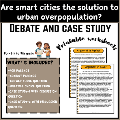 Are smart cities the solution to urban overpopulation? | Debate Case Study Worksheet