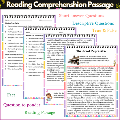 The Great Depression | Reading Comprehension Passage and Questions