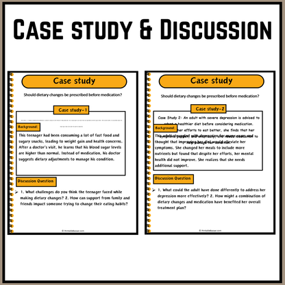 Should dietary changes be prescribed before medication? | Debate Case Study Worksheet