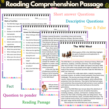 The Wild West | Reading Comprehension Passage and Questions