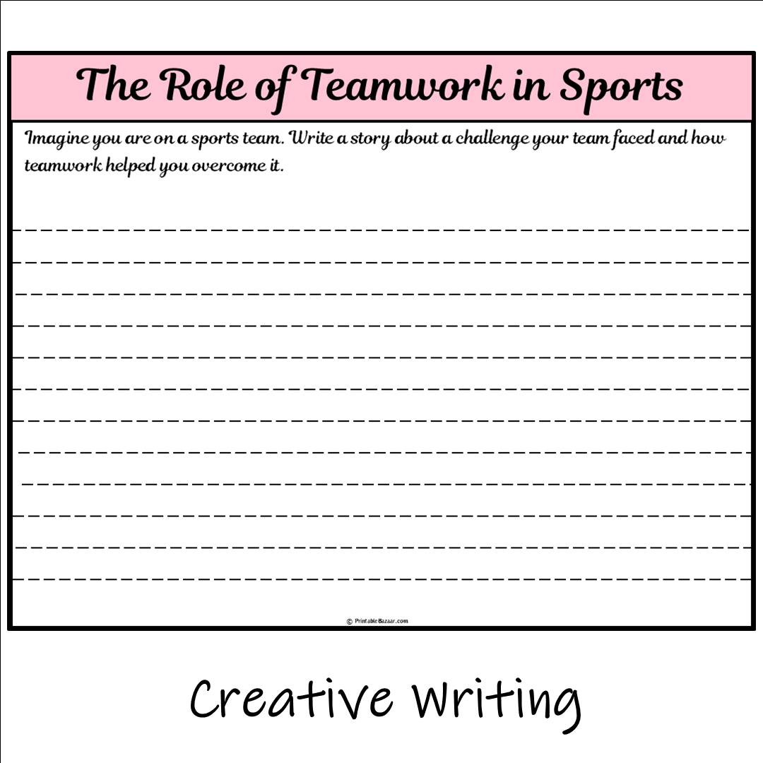 The Role of Teamwork in Sports | Main Idea and Supporting Details Reading Passage and Questions