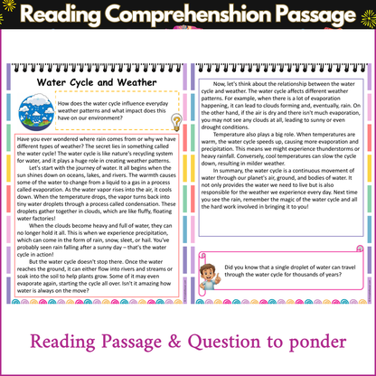 Water Cycle and Weather | Reading Comprehension Passage and Questions