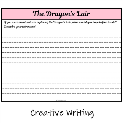 The Dragon’s Lair | Main Idea and Supporting Details Reading Passage and Questions