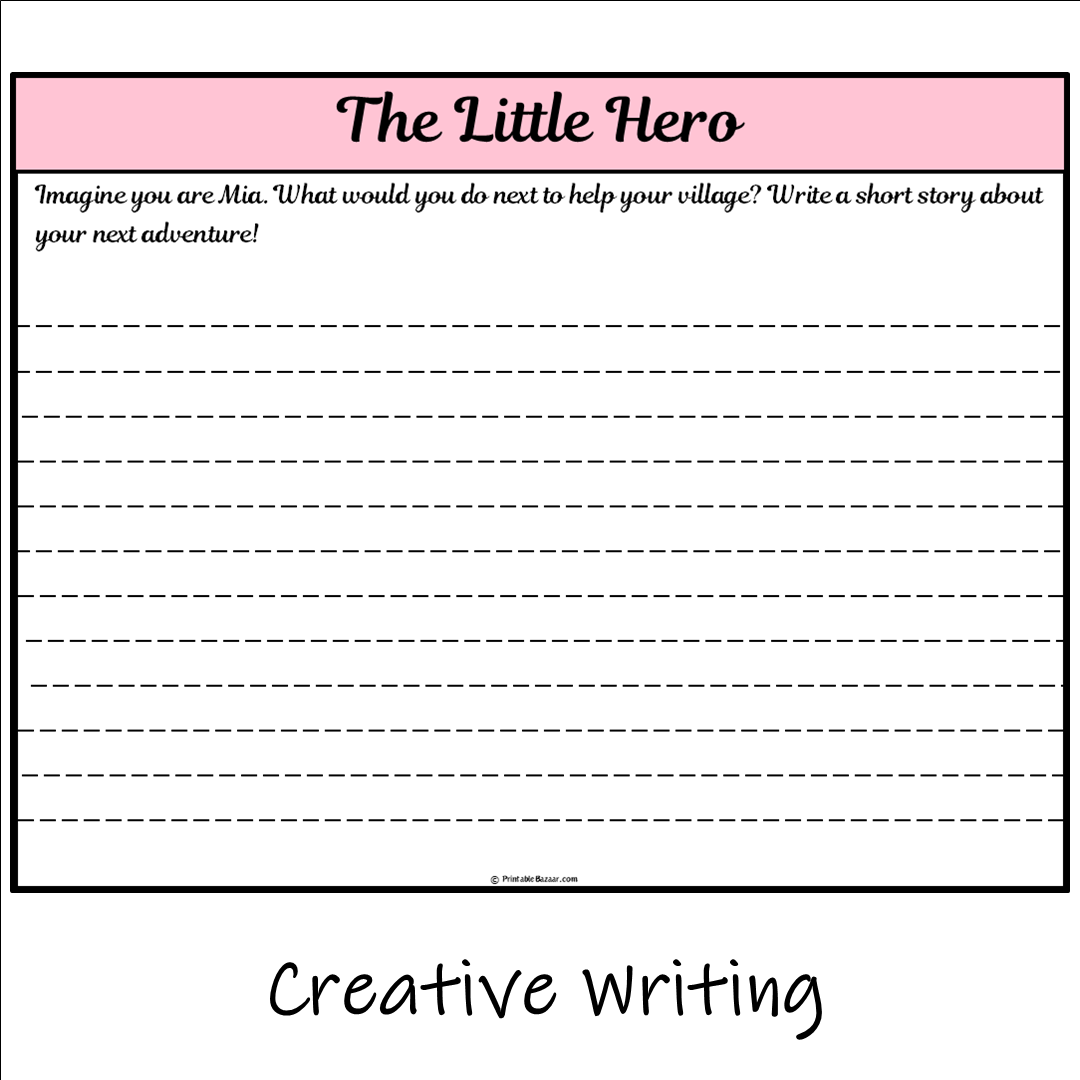 The Little Hero | Main Idea and Supporting Details Reading Passage and Questions