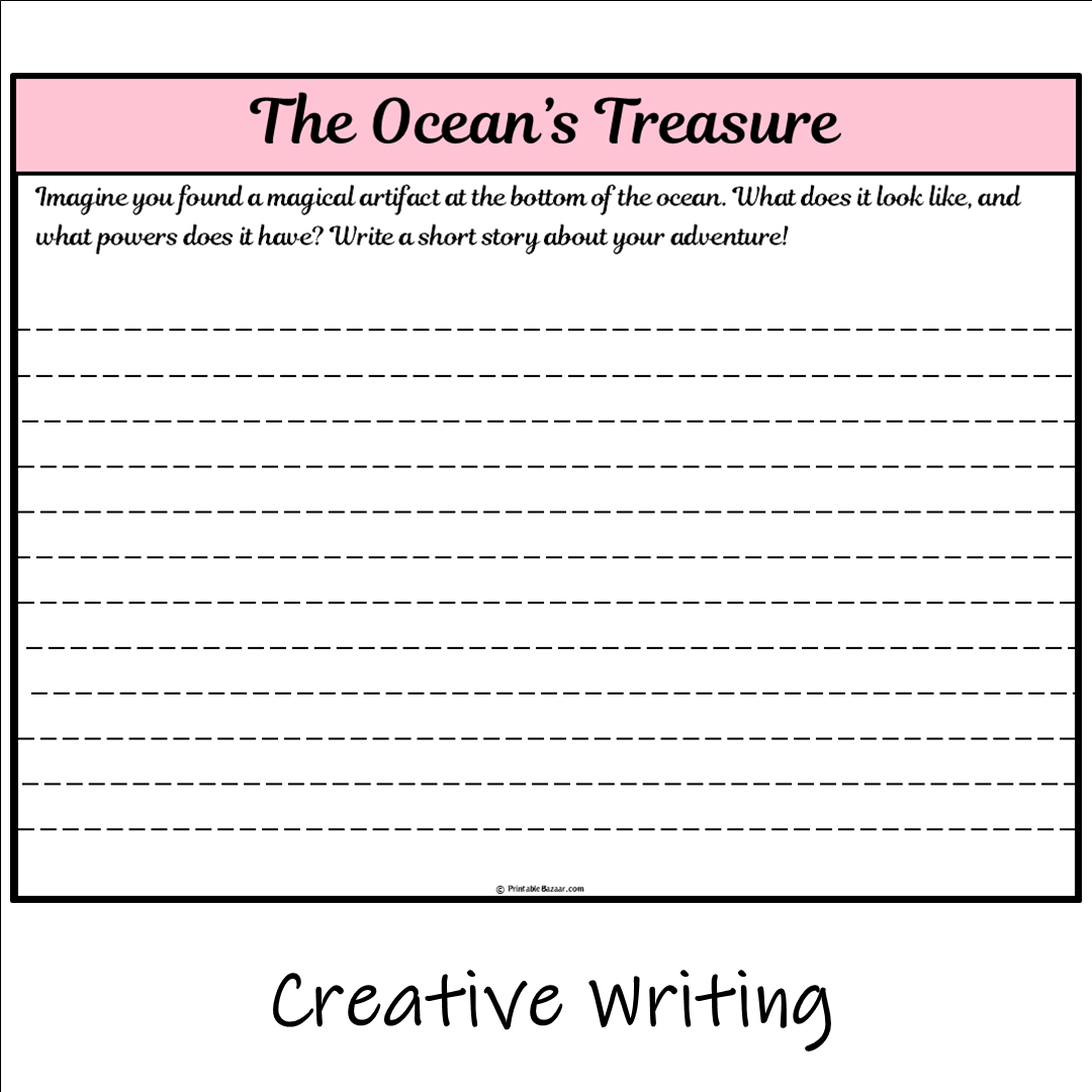 The Ocean’s Treasure | Main Idea and Supporting Details Reading Passage and Questions