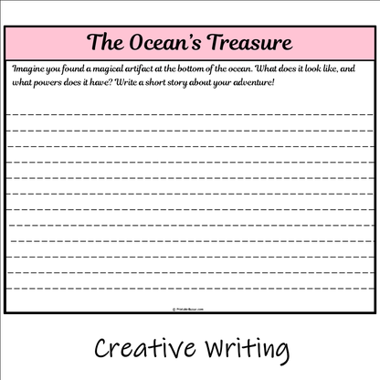 The Ocean’s Treasure | Main Idea and Supporting Details Reading Passage and Questions