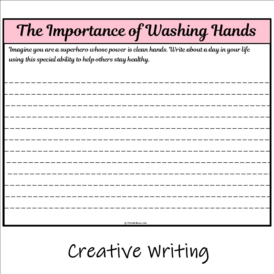 The Importance of Washing Hands | Main Idea and Supporting Details Reading Passage and Questions