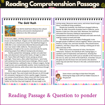 The Gold Rush | Reading Comprehension Passage and Questions