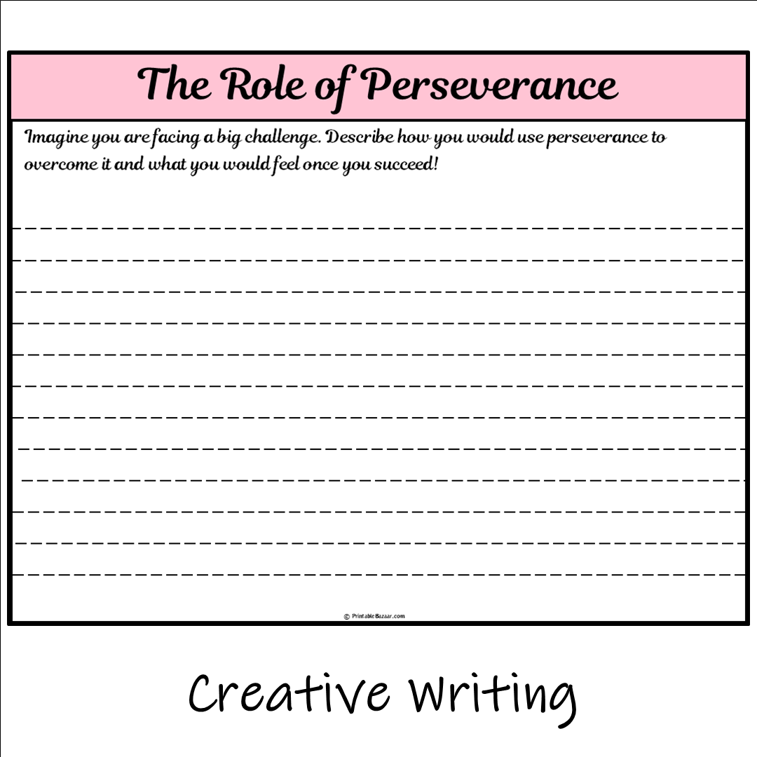 The Role of Perseverance | Main Idea and Supporting Details Reading Passage and Questions