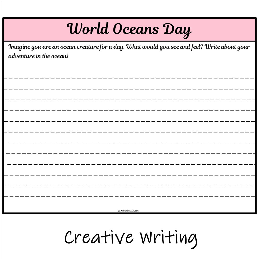 World Oceans Day | Main Idea and Supporting Details Reading Passage and Questions