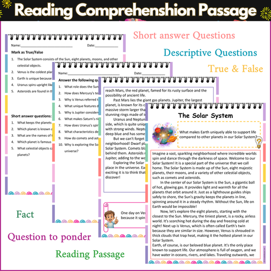 The Solar System | Reading Comprehension Passage and Questions