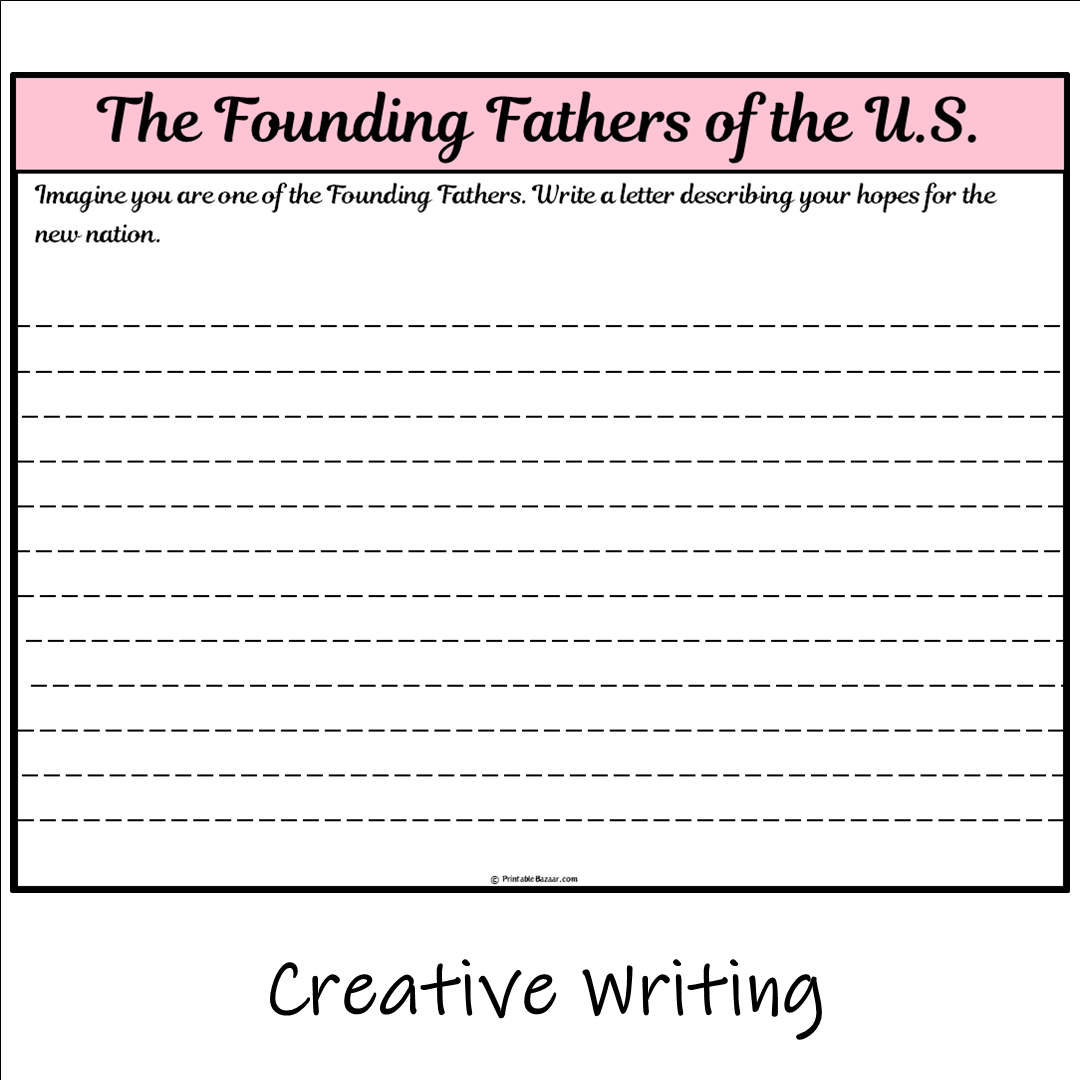 The Founding Fathers of the U.S. | Main Idea and Supporting Details Reading Passage and Questions