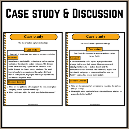 The rise of carbon capture technology | Debate Case Study Worksheet