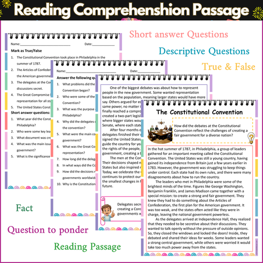 The Constitutional Convention | Reading Comprehension Passage and Questions