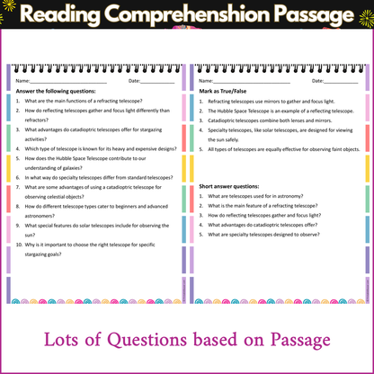 Types of Telescopes | Reading Comprehension Passage and Questions