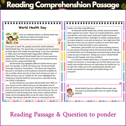 World Health Day | Reading Comprehension Passage and Questions