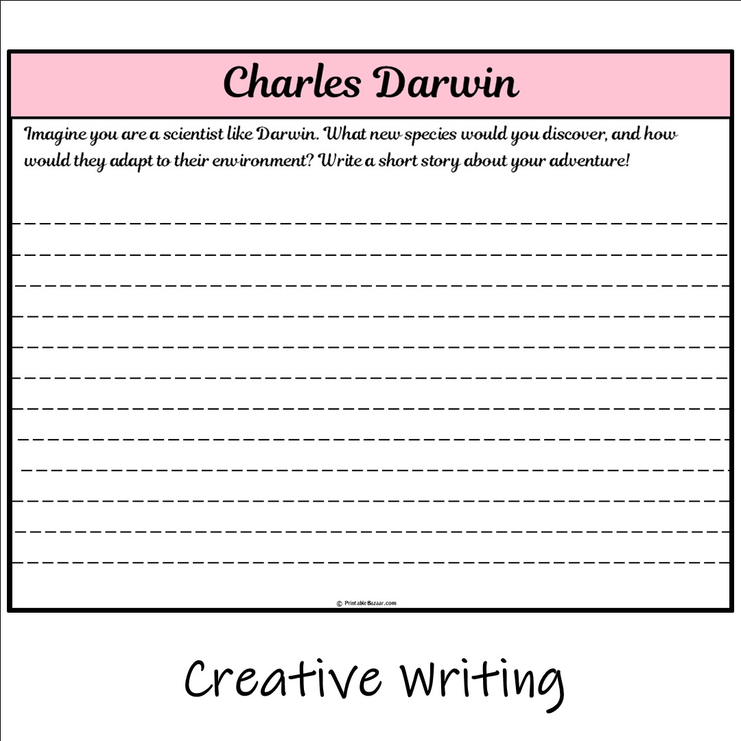 Charles Darwin | Main Idea and Supporting Details Reading Passage and Questions