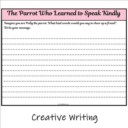 The Parrot Who Learned to Speak Kindly | Main Idea and Supporting Details Reading Passage and Questions