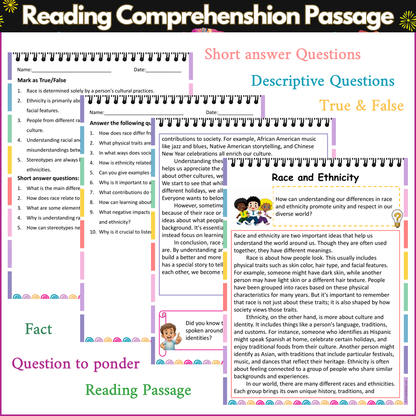 Race and Ethnicity | Reading Comprehension Passage and Questions