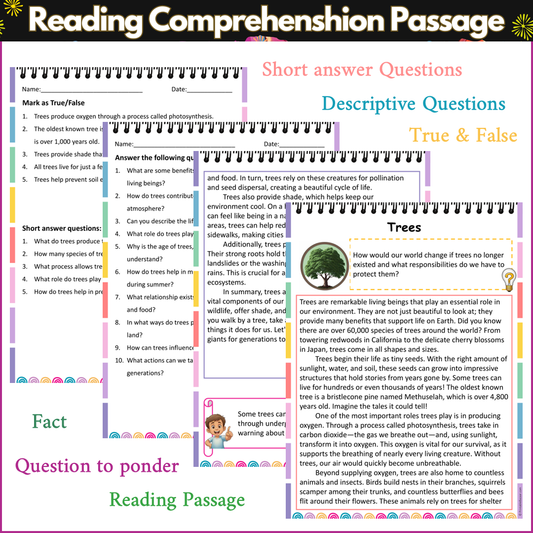 Trees | Reading Comprehension Passage and Questions