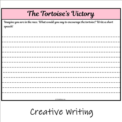 The Tortoise’s Victory | Main Idea and Supporting Details Reading Passage and Questions