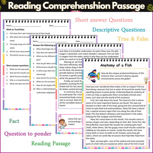 Anatomy of a Fish | Reading Comprehension Passage and Questions