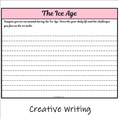 The Ice Age | Main Idea and Supporting Details Reading Passage and Questions