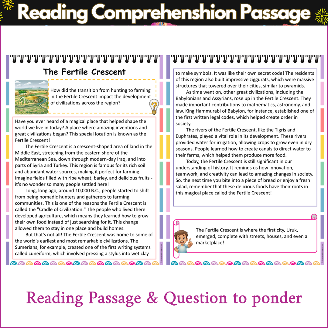 The Fertile Crescent | Reading Comprehension Passage and Questions