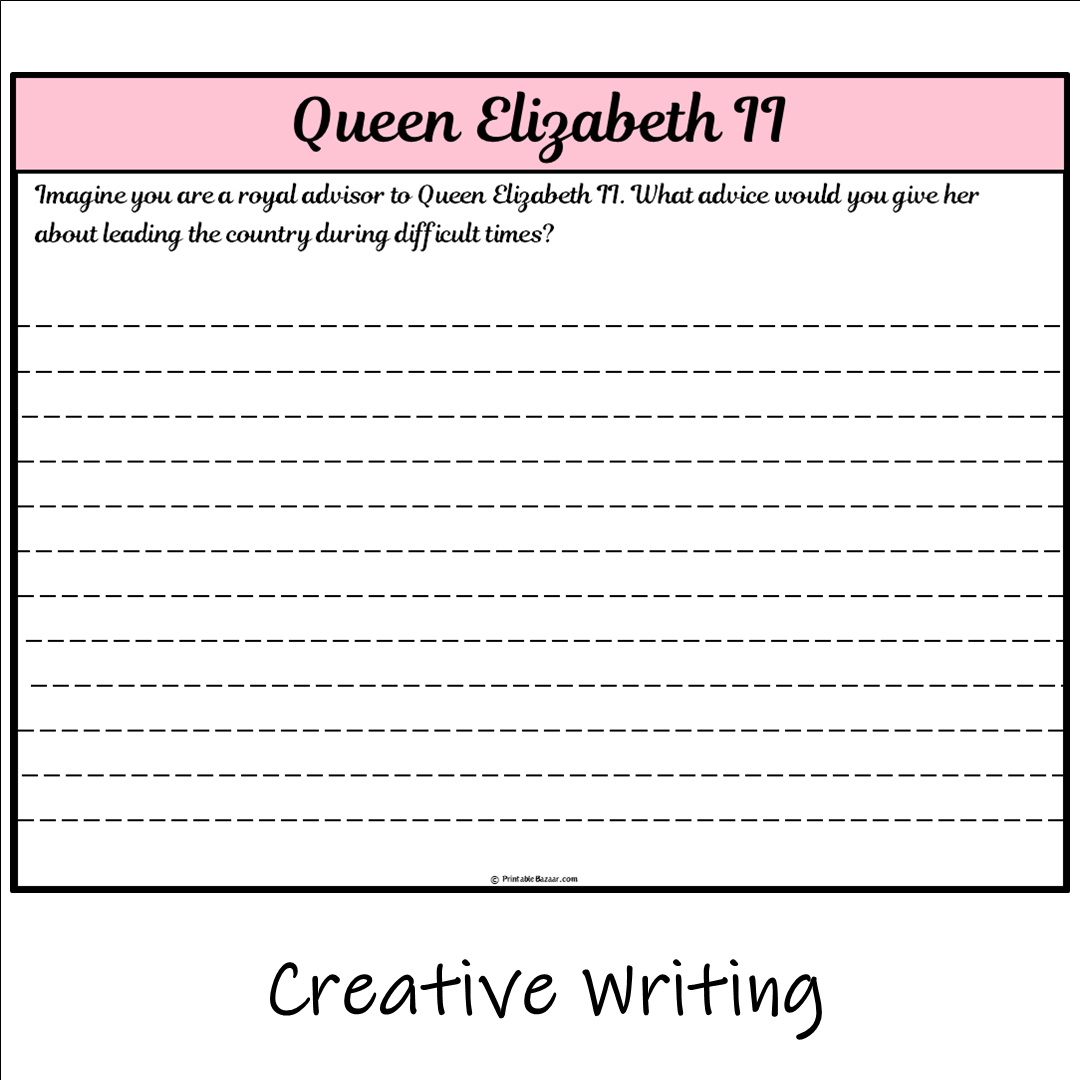 Queen Elizabeth II | Main Idea and Supporting Details Reading Passage and Questions