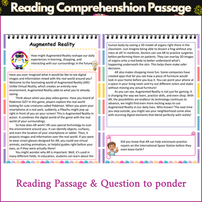 Augmented Reality | Reading Comprehension Passage and Questions