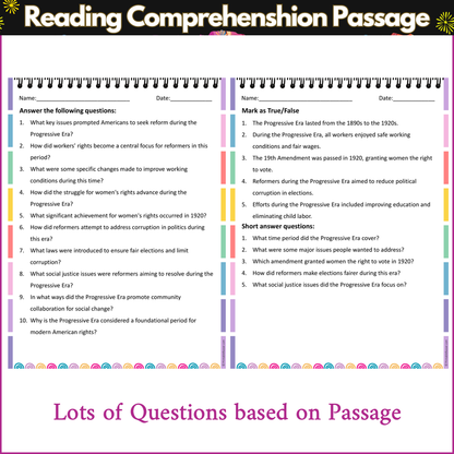 The Progressive Era | Reading Comprehension Passage and Questions