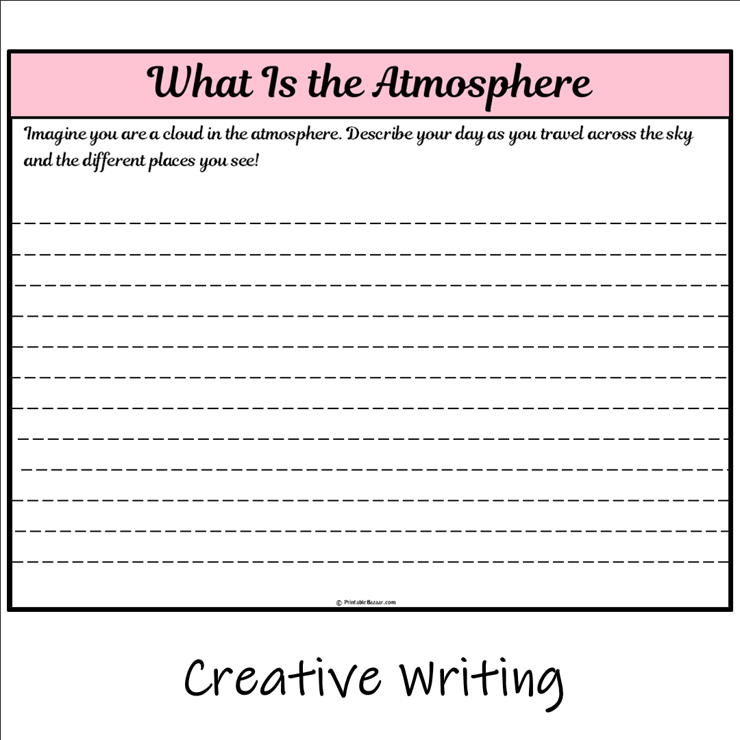 What Is the Atmosphere | Main Idea and Supporting Details Reading Passage and Questions