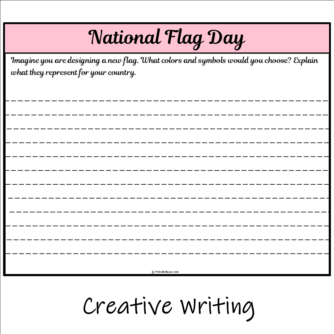 National Flag Day | Main Idea and Supporting Details Reading Passage and Questions