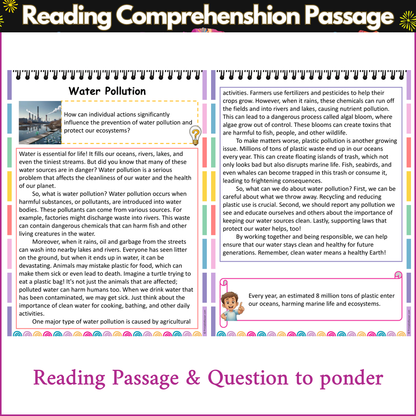Water Pollution | Reading Comprehension Passage and Questions
