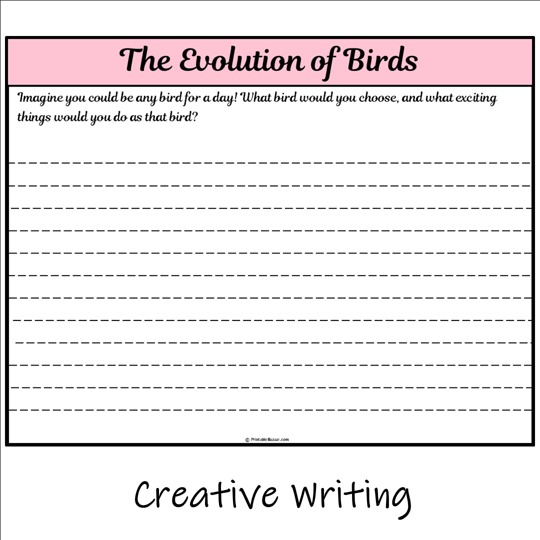 The Evolution of Birds | Main Idea and Supporting Details Reading Passage and Questions