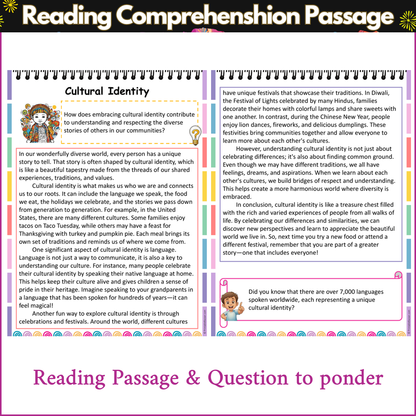 Cultural Identity | Reading Comprehension Passage and Questions