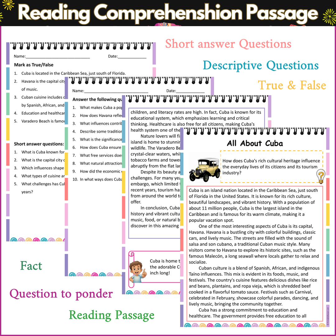 All About Cuba | Reading Comprehension Passage and Questions