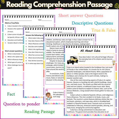 All About Cuba | Reading Comprehension Passage and Questions