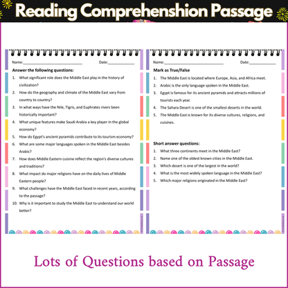 All About the Middle East | Reading Comprehension Passage and Questions