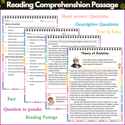 Theory of Evolution | Reading Comprehension Passage and Questions