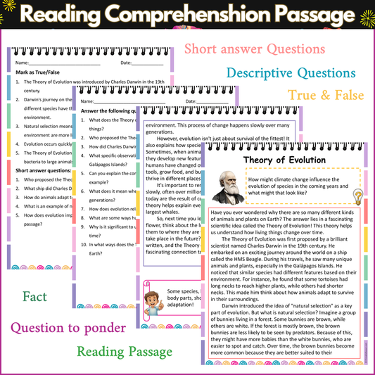 Theory of Evolution | Reading Comprehension Passage and Questions